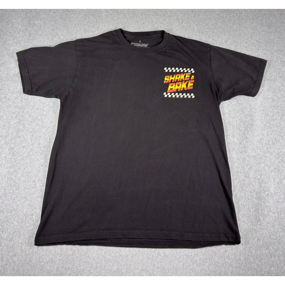 Ricky Bobby Shake & Bake T-shirt Men's Large Talladega‎ Nights Comedy Rare Race